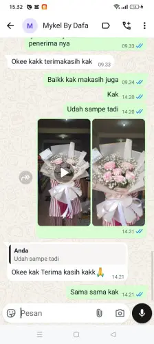 Testimonial Buket Bunga batam