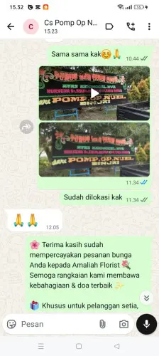 Testimonial Papan Bunga batam
